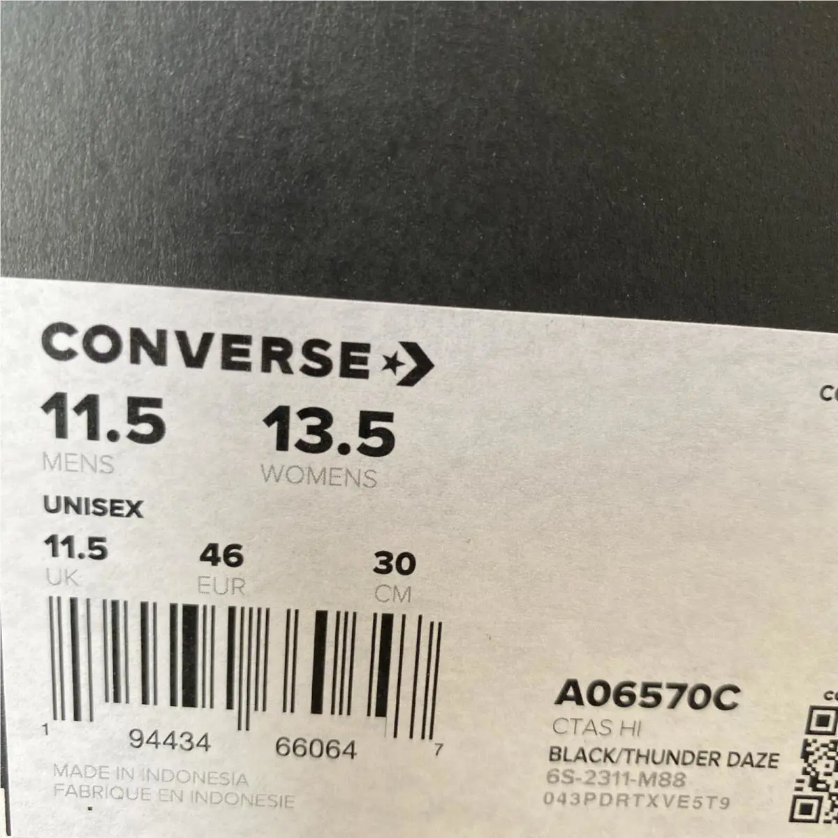 Converse shoes - Converse Chuck Taylor All Star Hi - A06570C - Black (UPC: 194434660821) 8