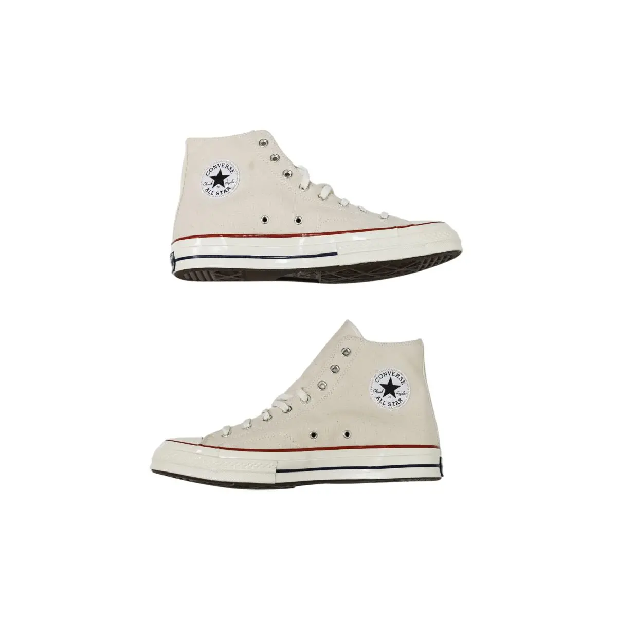 Size 11M 13W Unisex Converse 162053C Chuck 70 HI Parchment Garnet Ivory Shoes