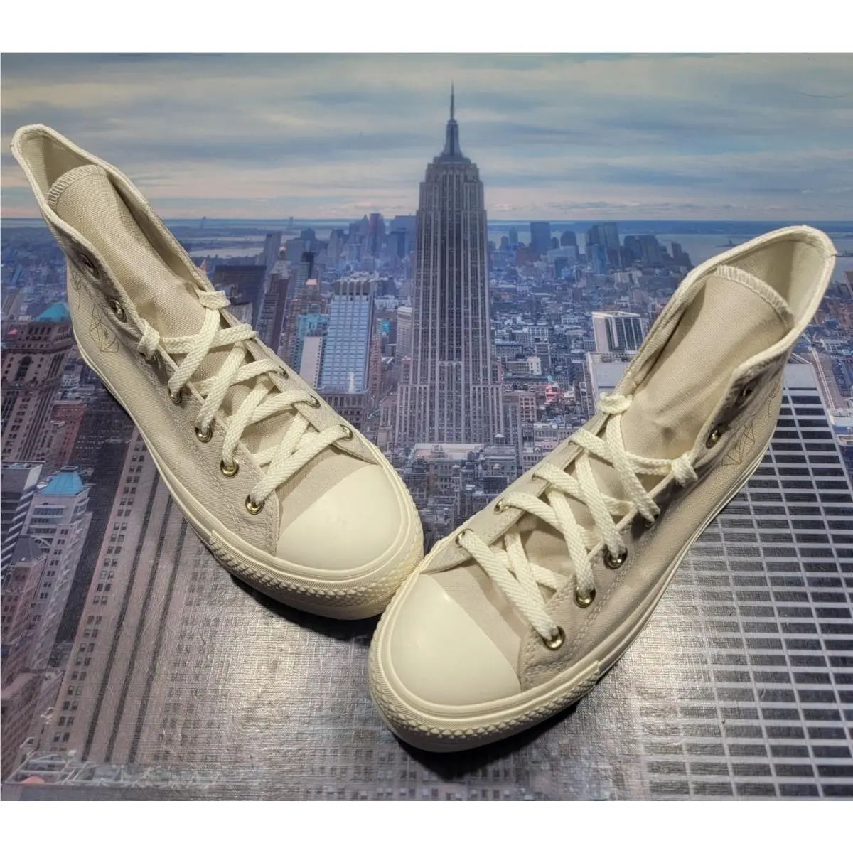 Converse Chuck Taylor All Star Lift High Top Golden Elements Womens Sz 9 A02205c