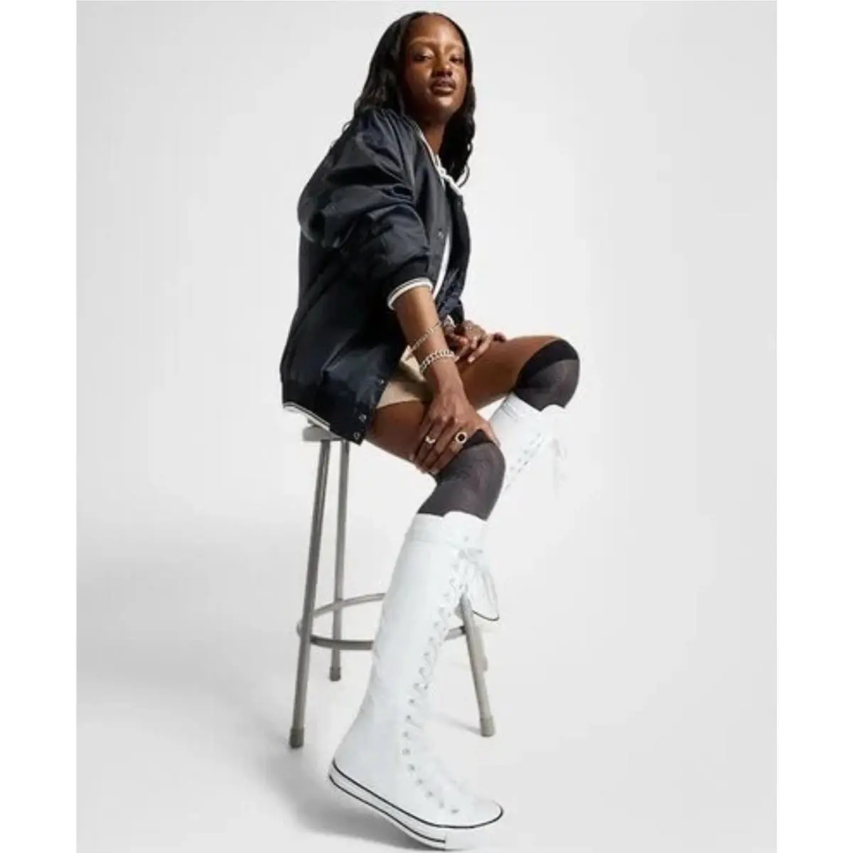 Converse shoes - Converse Chuck Taylor All Star High Top - A10456C - White/Natural Ivory/Black (UPC: 194435026268) 1