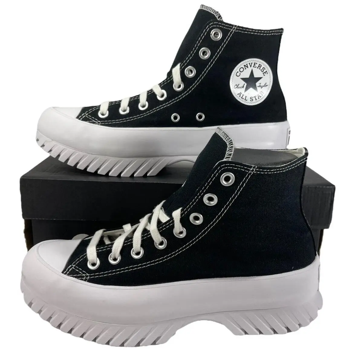 Converse Chuck Taylor Lugged 2.0 Black Lift Sneaker 11.5 Women 9.5 Men A00870C