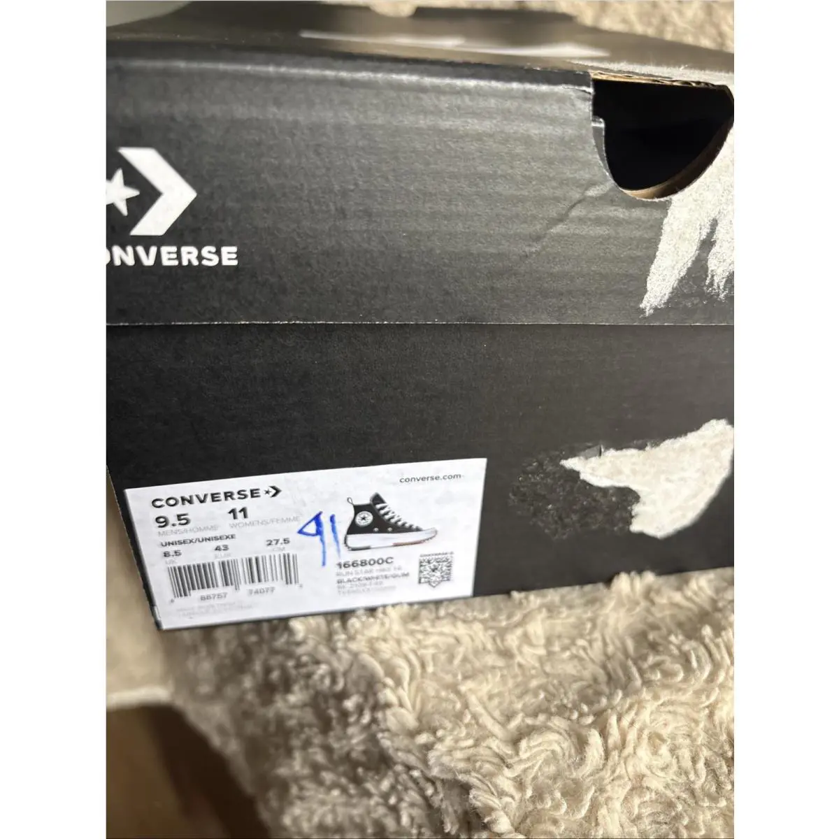 Converse shoes - Converse Run Star - Run Star - 166800C - Black 4