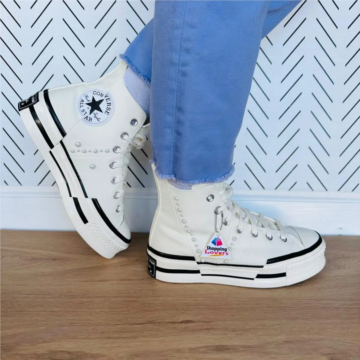 Converse shoes - Chuck 70 Plus Hi Gems - A08172C - White (UPC: 194434811780) 0