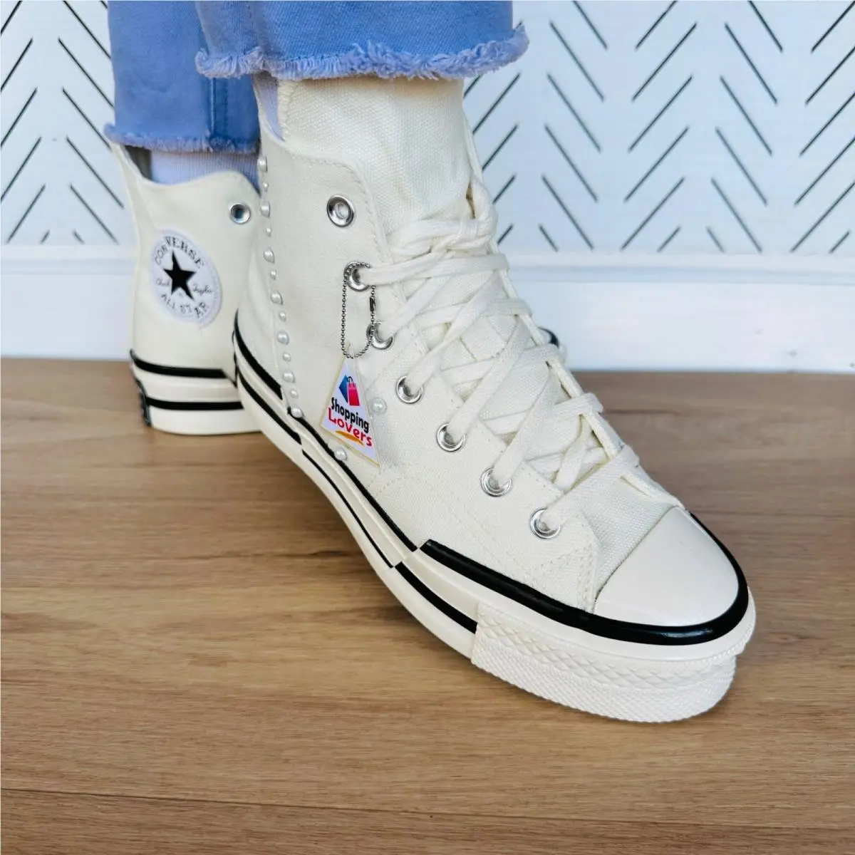 Converse shoes - Chuck 70 Plus Hi Gems - A08172C - White (UPC: 194434811780) 1