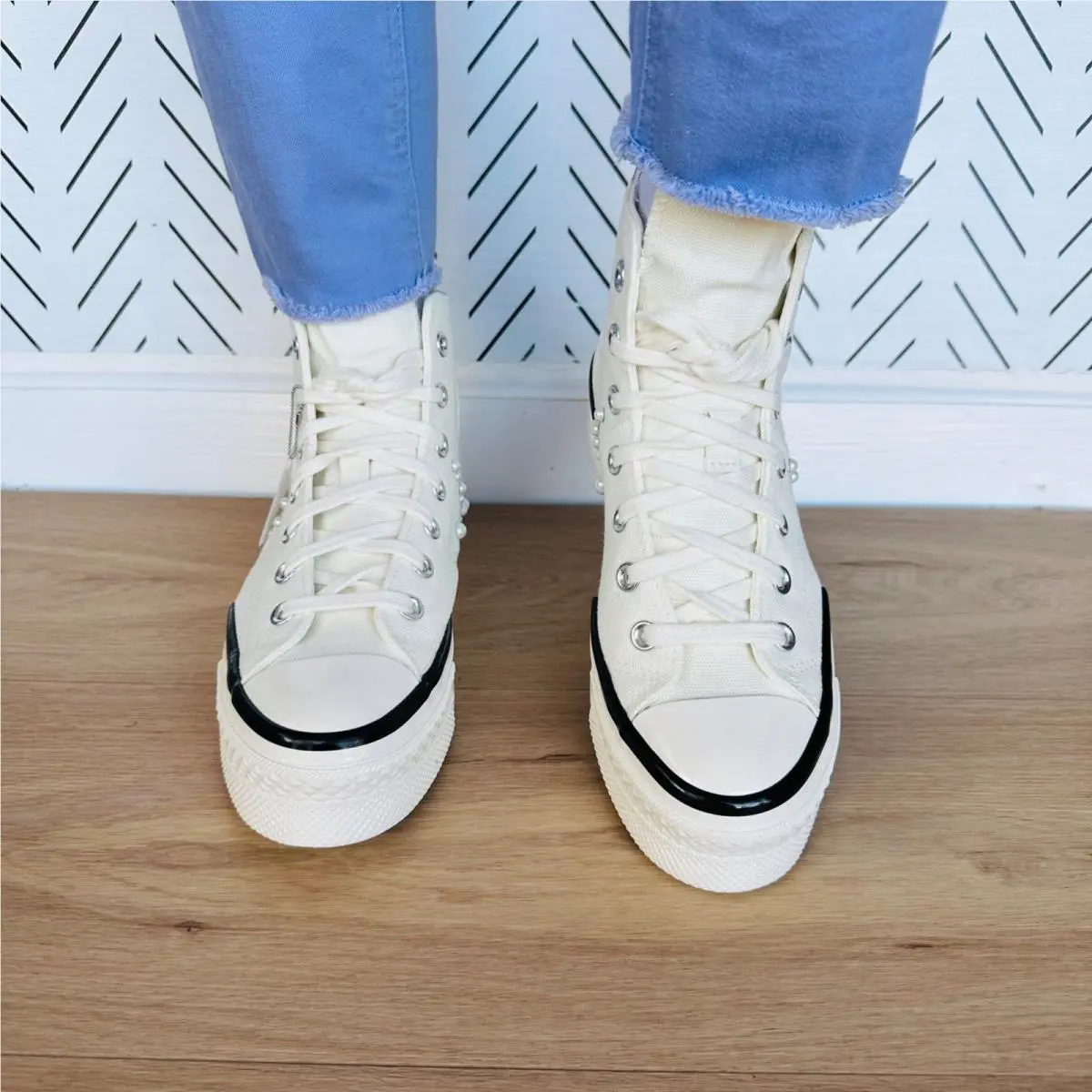 Converse shoes - Chuck 70 Plus Hi Gems - A08172C - White (UPC: 194434811780) 3