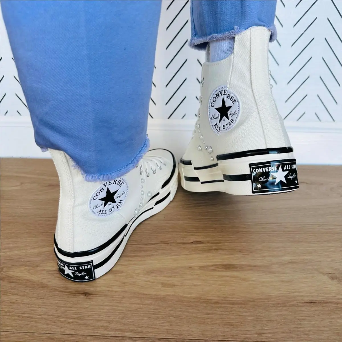 Converse shoes - Chuck 70 Plus Hi Gems - A08172C - White (UPC: 194434811780) 4