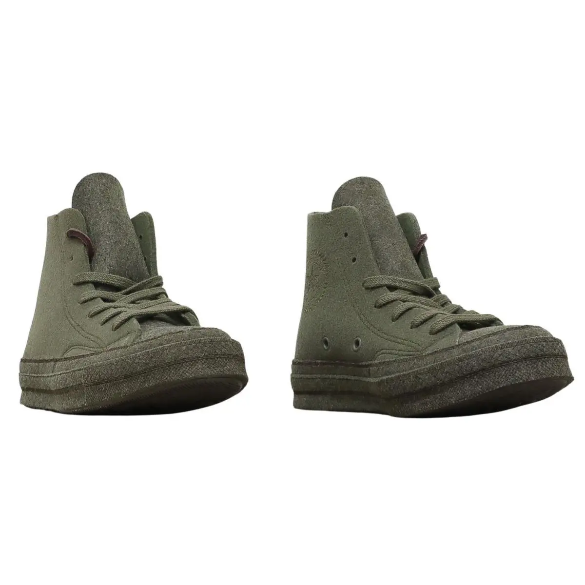 Size 5.5 Tarmac Stone Converse Chuck 70 HI Top x J.w. Anderson Felt 2018 162954C - Gray