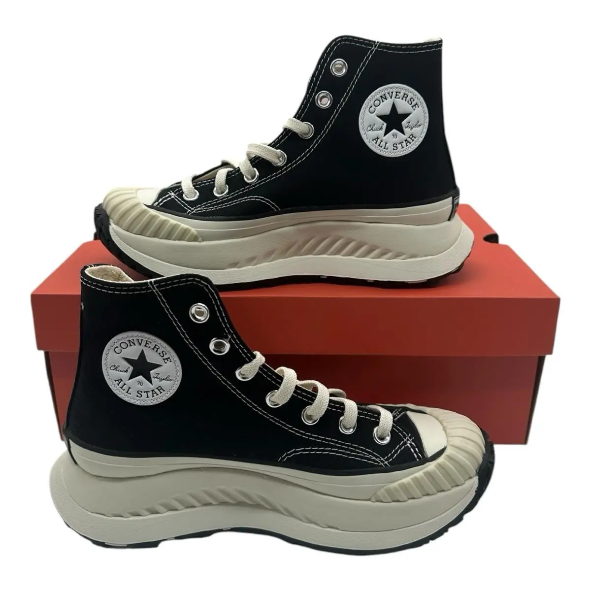 Converse Chuck 70 At-cx Hi High-top Shoes Womens 7.5 Black White Future A03277C