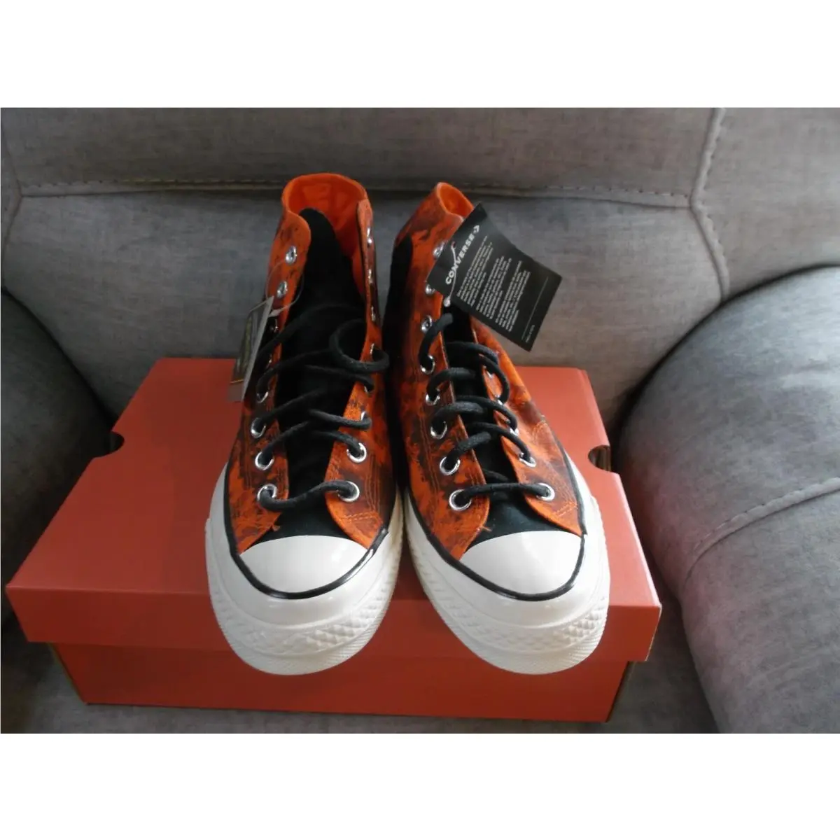 Converse shoes - Converse Chuck 70 Hi - Chuck - 172207C - Orange / Black (UPC: 194433300414) 4