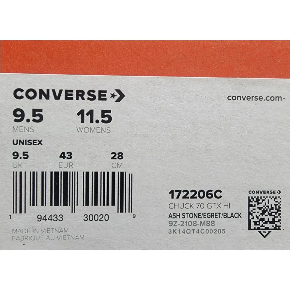 Converse shoes - Converse Chuck 70 High - Chuck High - 172206c - Ash Stone 5