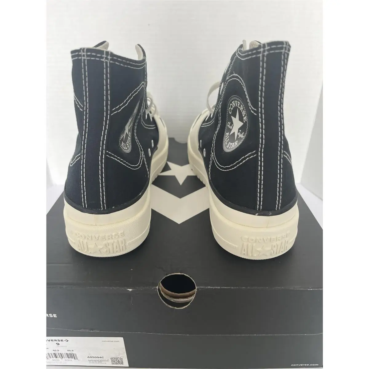 Converse shoes - CTAS Construct HI - CTAS Construct - A05094C - Black/White (UPC: 0194434075120) 3