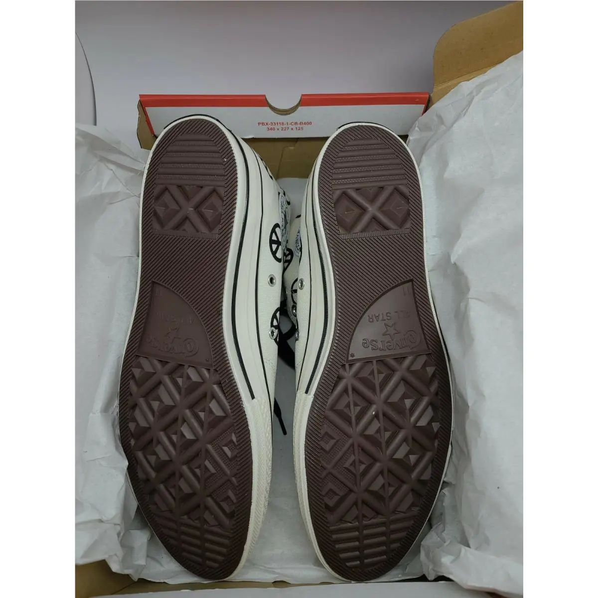 Converse shoes - egret hi - egret - 167912C - EGGLET, Manufacturer: white (UPC: 194432082168) 0