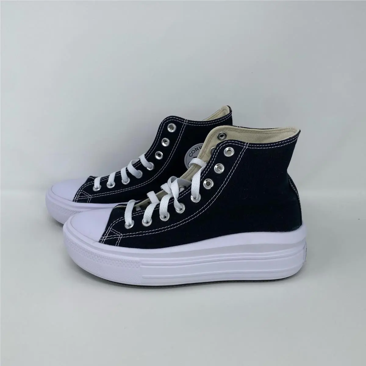 Converse shoes - Converse Chuck Taylor All Star Platform High - 568497C - Black, Manufacturer: Black/Natural Ivory/White 1