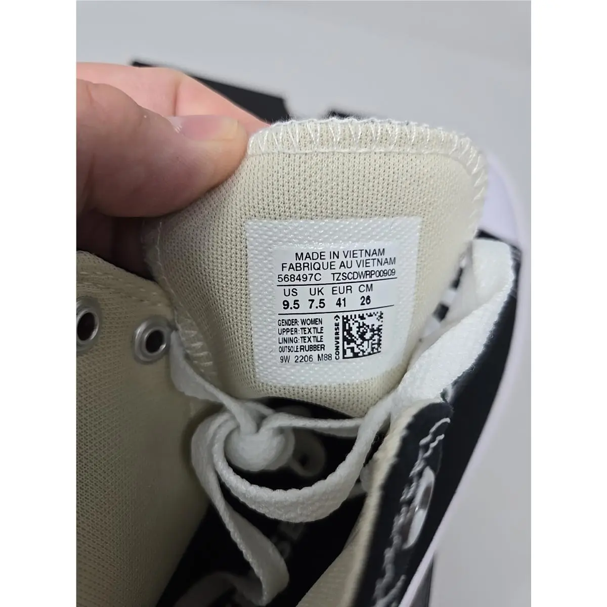 Converse shoes - Converse All Star Chucks - All Star Chucks - 568497C - Black (UPC: 194432299184) 5