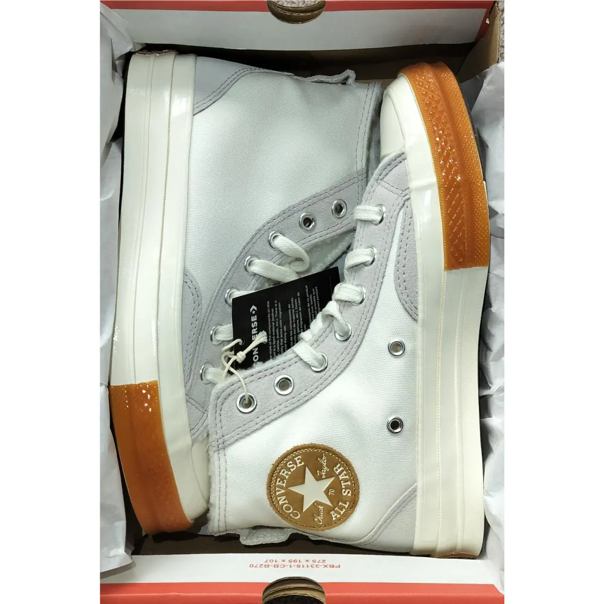 Converse shoes - Converse Chuck 70 HI Lined - A04409C - White 4