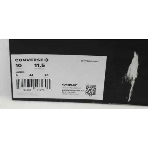 Converse shoes - Converse Run Star Hike - Run Star Hike - 171894C - Blue / Vintage White / Black (UPC: 194433017701) 3