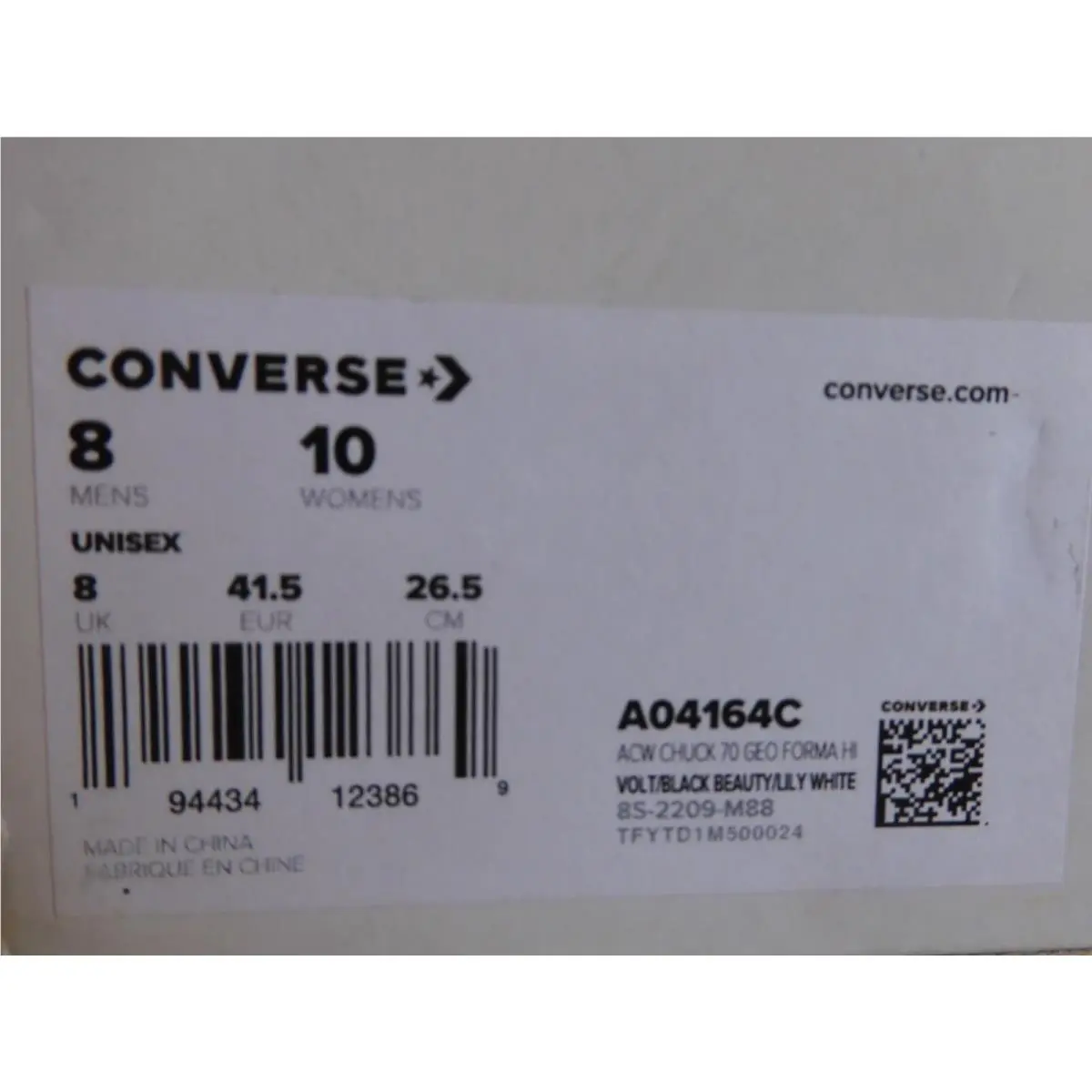 Converse shoes - Converse Geo Forma - Geo Forma - A04164C - Green (UPC: 194434123869) 3
