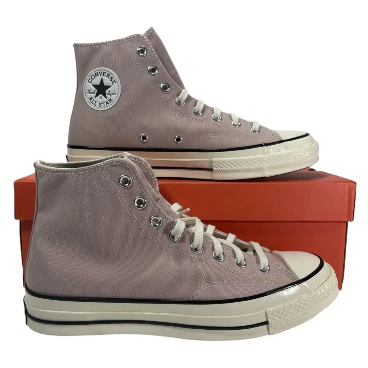 Size 10 Converse Chuck Taylor 70 Hi Stone Mauve Sneaker A00749C Men`s Shoe