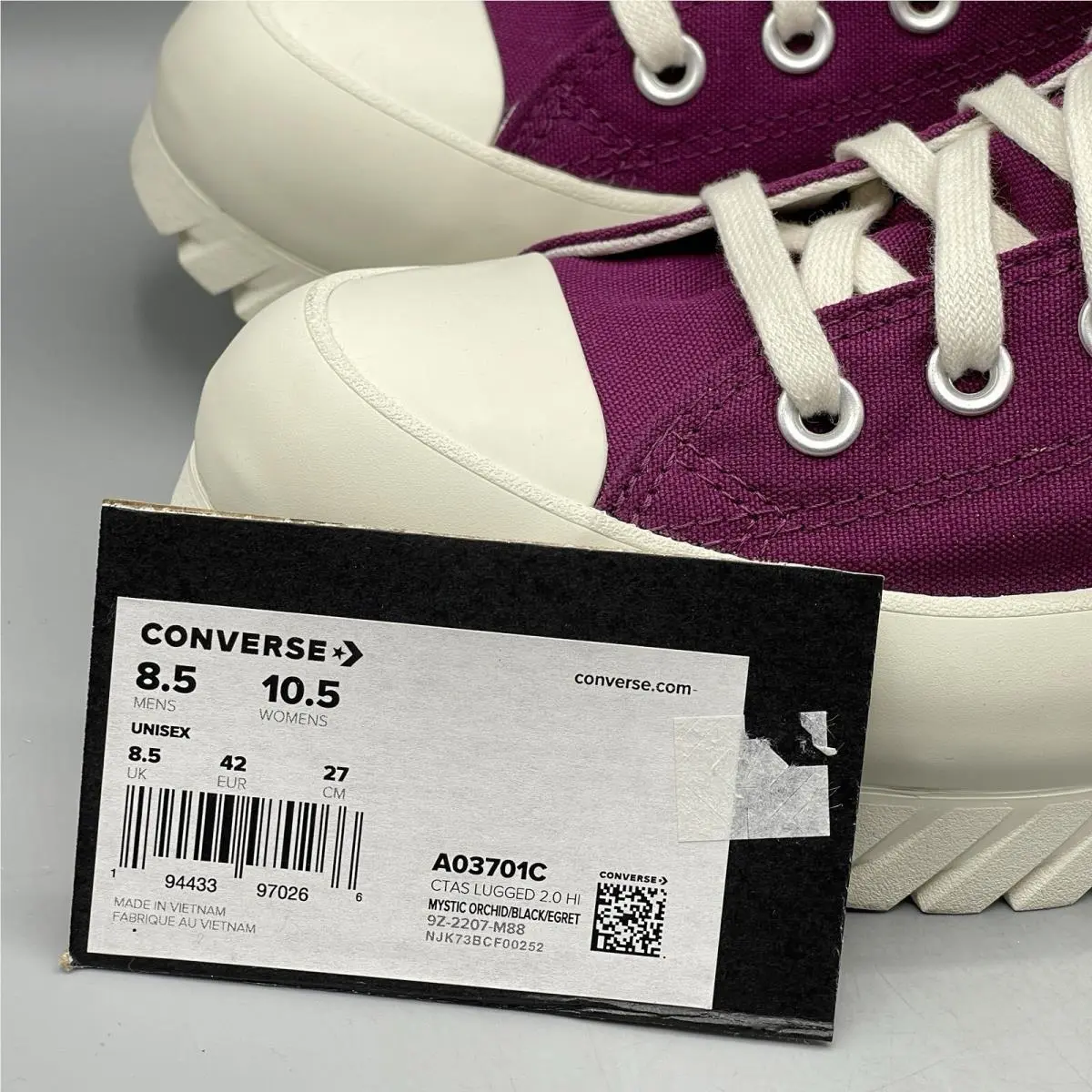 Converse shoes - Converse CTAS Lugged - CTAS Lugged - A03701C - Purple 4