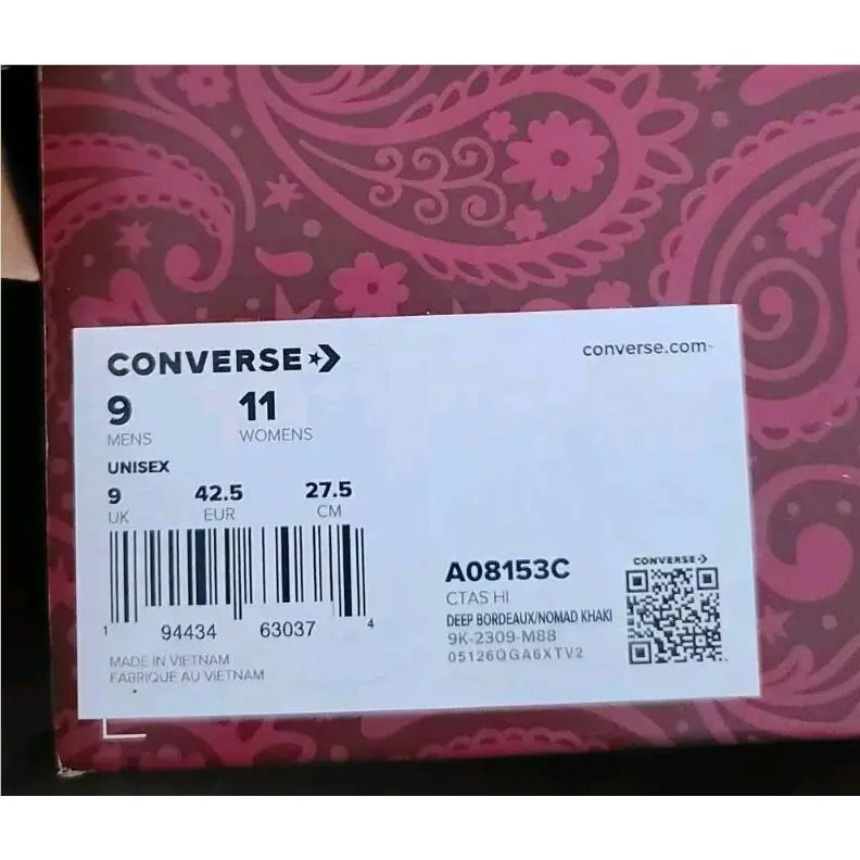 Converse shoes - Converse Chuck Taylor All Star High Top - A08153C - Red 0