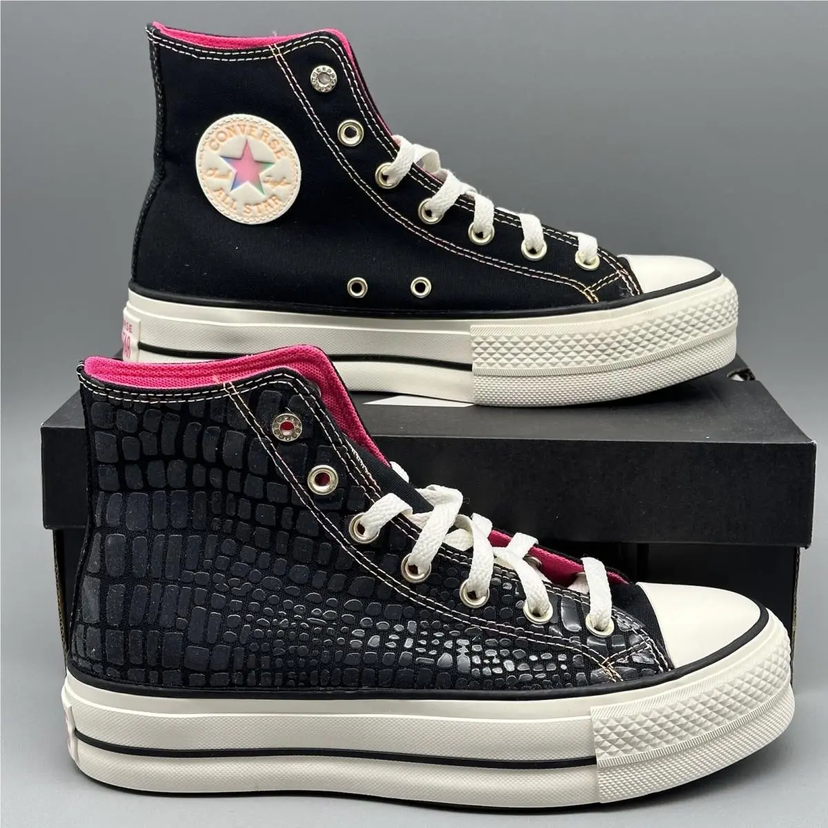 Converse shoes - Converse Chuck Taylor All-Star Lift Platform - A06864C - Black 0