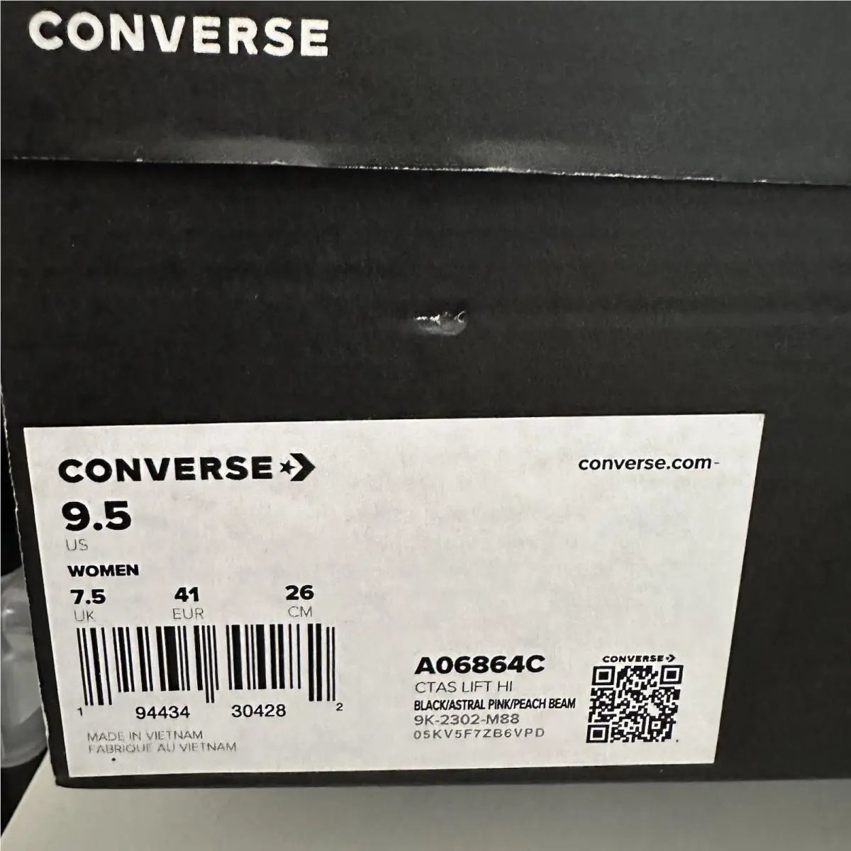 Converse shoes - Converse Chuck Taylor All-Star Lift Platform - A06864C - Black 7
