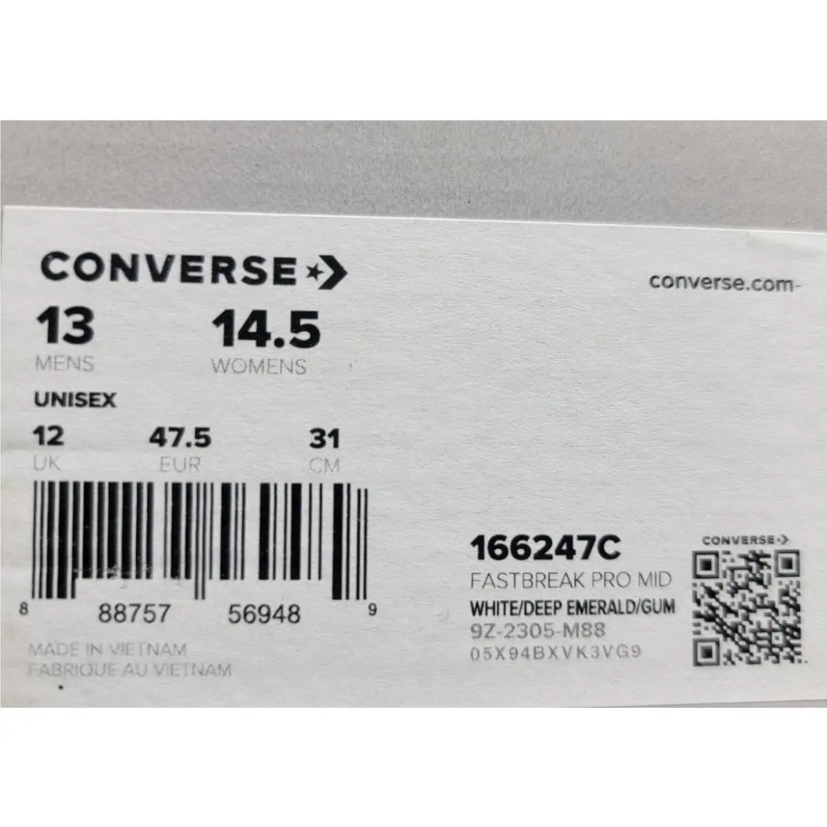 Converse shoes - Converse Fastbreak Pro Mid - Fastbreak Pro Mid - 166247c - White 5