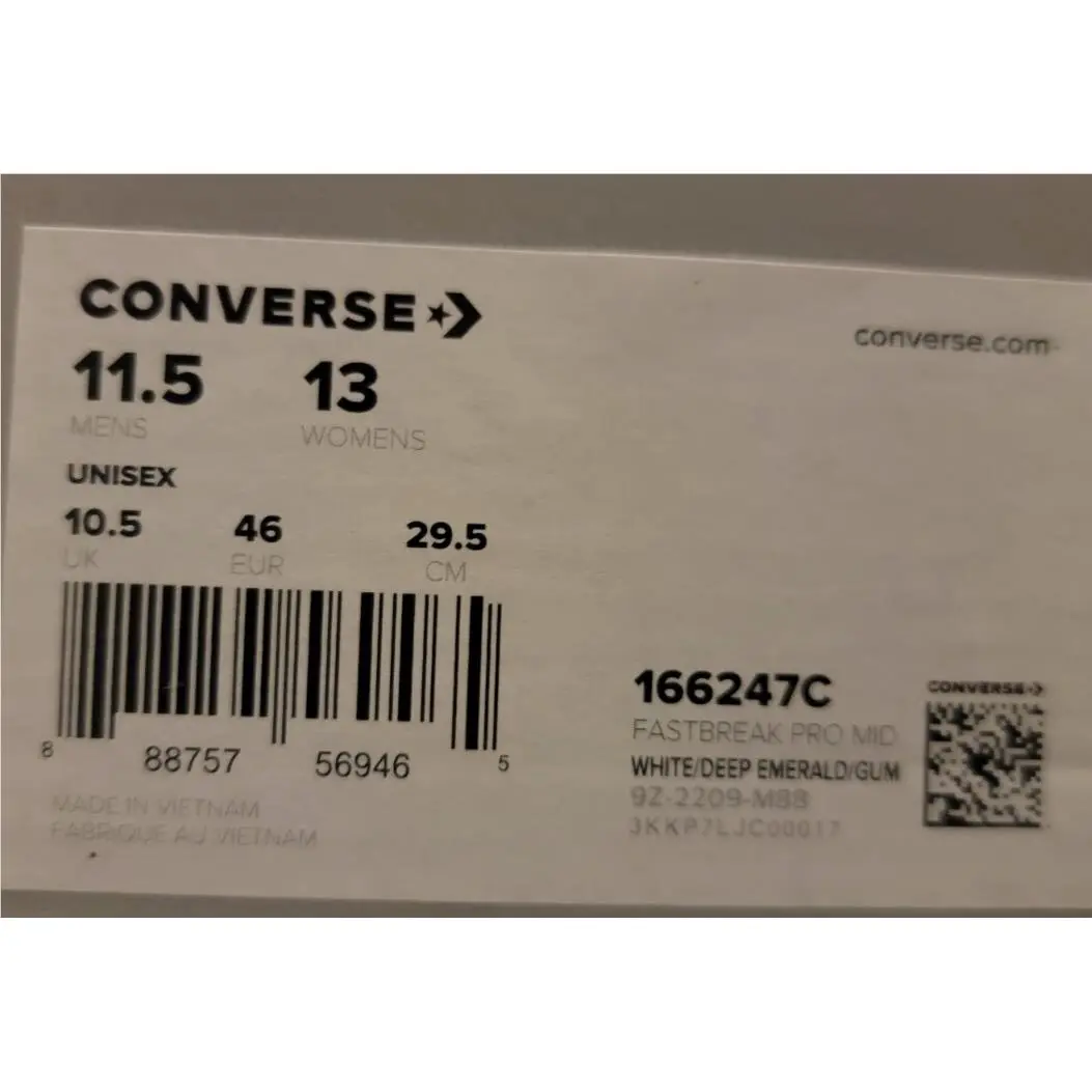 Converse shoes - Converse Fastbreak Pro Mid - Fastbreak Pro Mid - 166247c - White 5