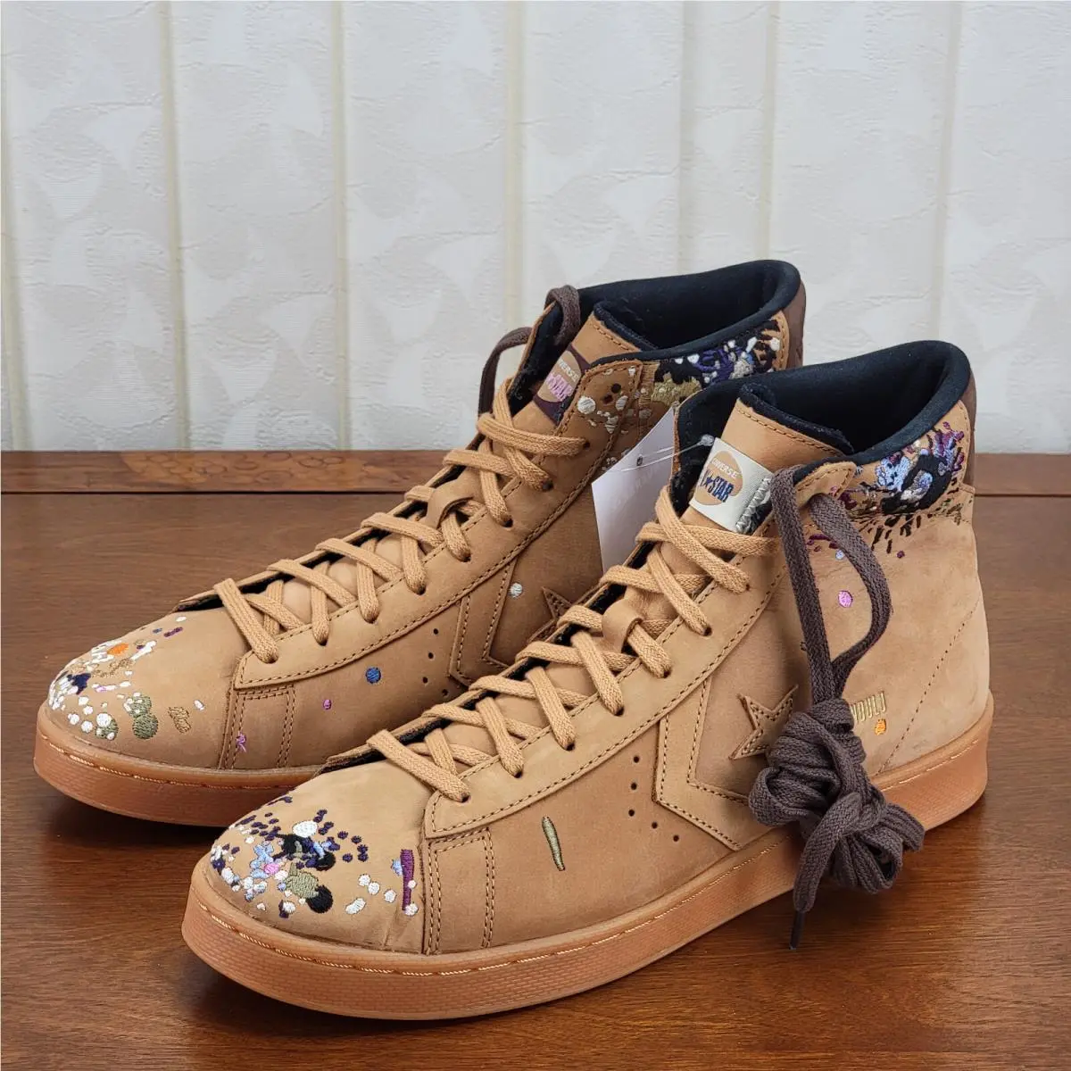 Converse shoes - Converse X Bandulu Pro Leather Mid - 169908C - Flux / Gum Light Honey / Brown (UPC: 194432672819) 10