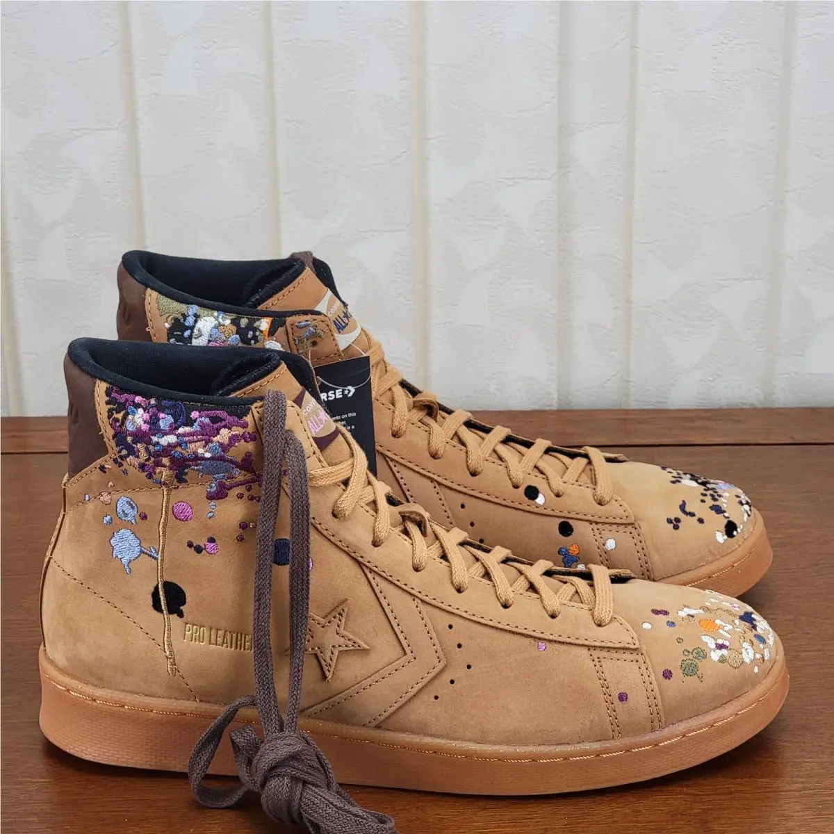Converse shoes - Converse X Bandulu Pro Leather Mid - 169908C - Flux / Gum Light Honey / Brown (UPC: 194432672819) 0