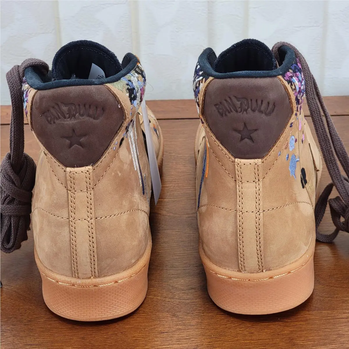 Converse shoes - Converse X Bandulu Pro Leather Mid - 169908C - Flux / Gum Light Honey / Brown (UPC: 194432672819) 2