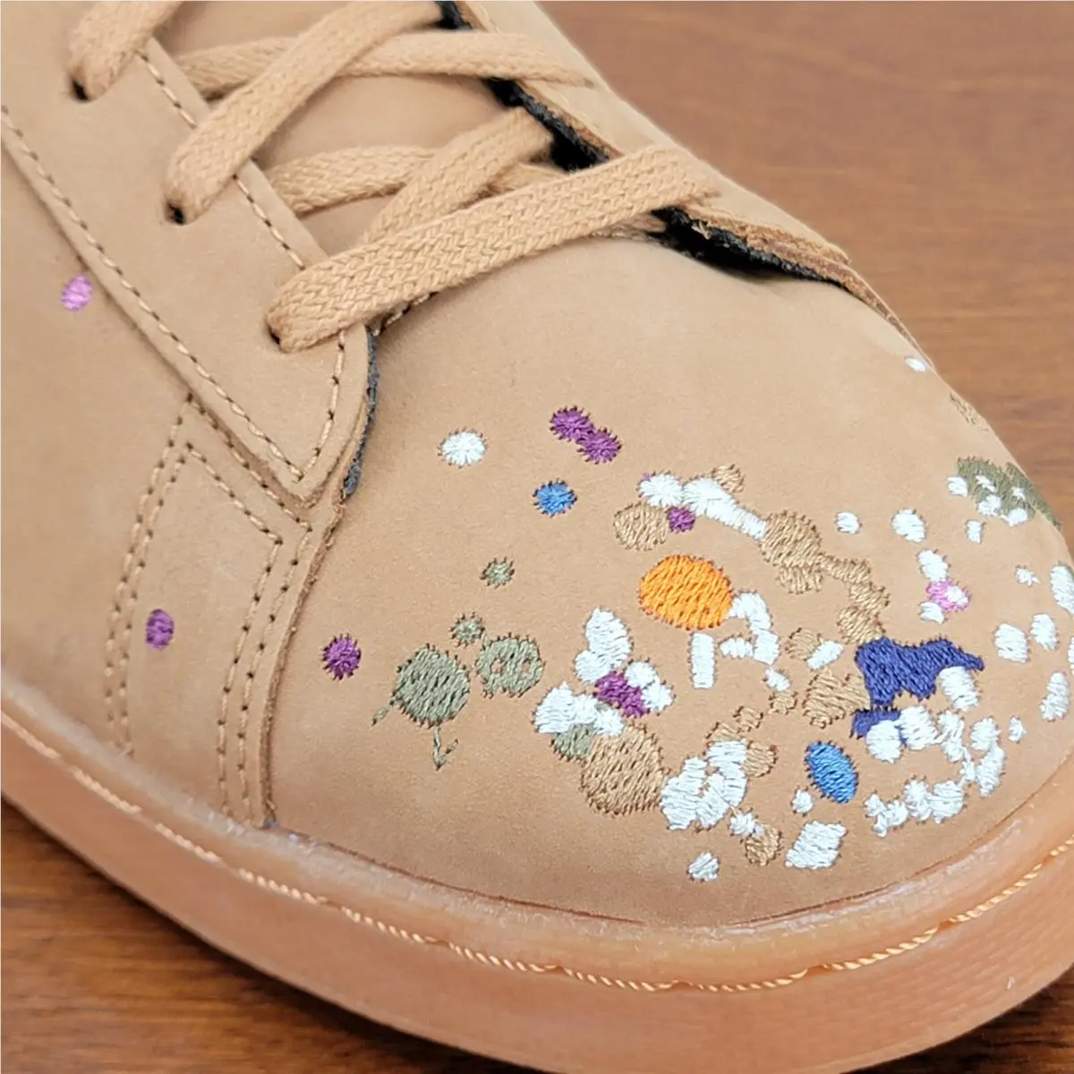Converse shoes - Converse X Bandulu Pro Leather Mid - 169908C - Flux / Gum Light Honey / Brown (UPC: 194432672819) 5