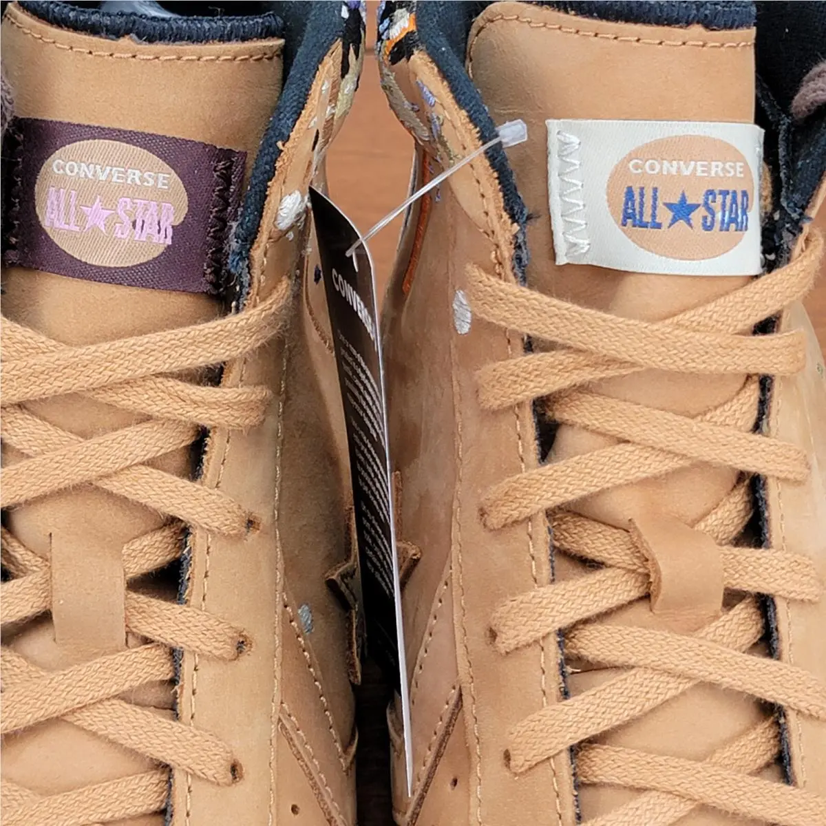 Converse shoes - Converse X Bandulu Pro Leather Mid - 169908C - Flux / Gum Light Honey / Brown (UPC: 194432672819) 6
