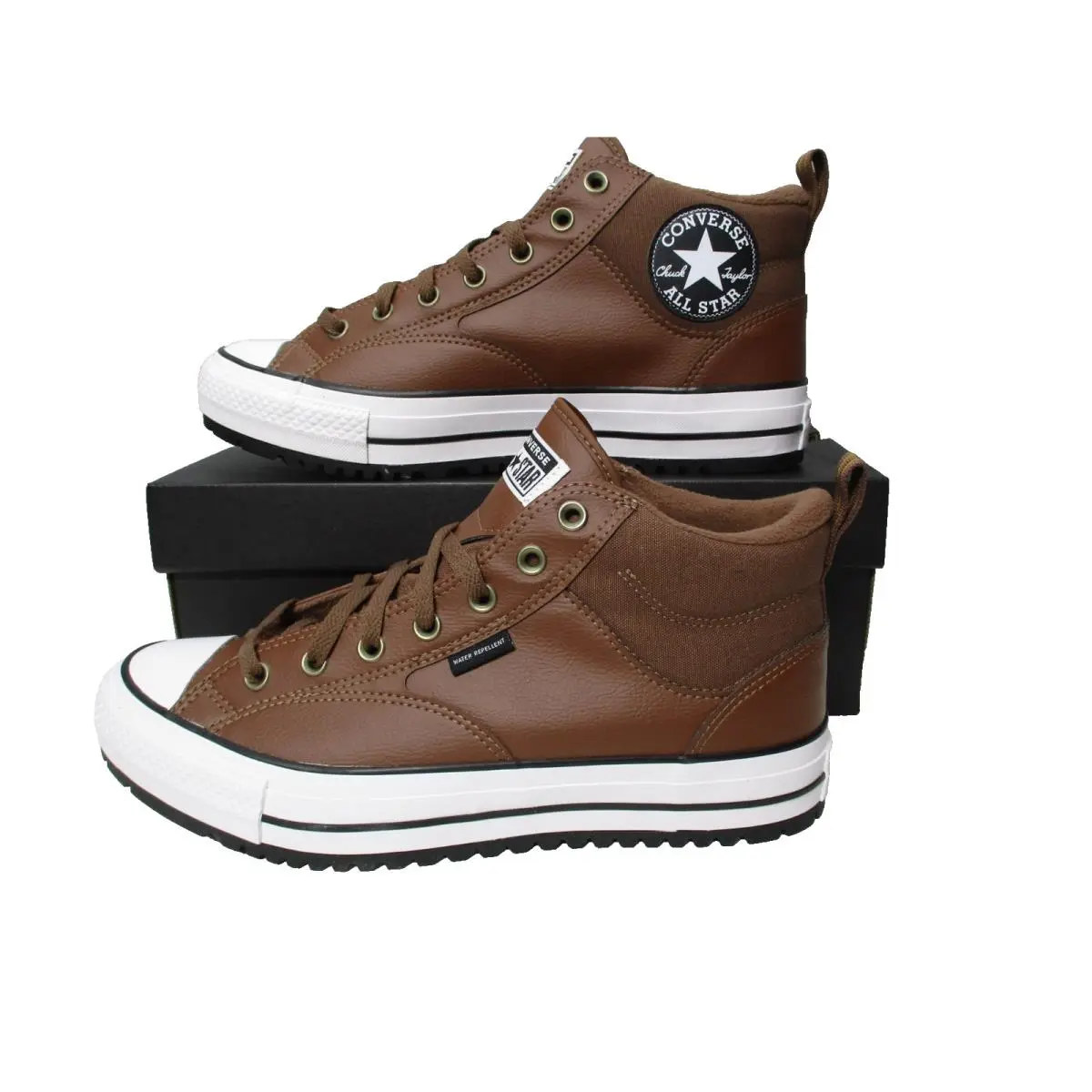 Converse Malden Street Boots Mid Brown Lace Mens Sz 12