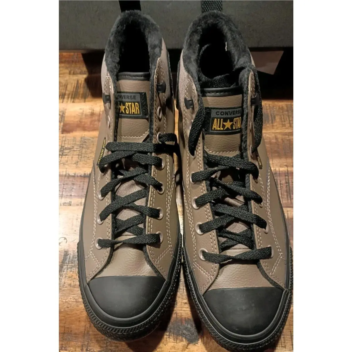 Converse shoes - Converse CTAS Street Mid - CTAS Street Mid - A09492C - beige black 0
