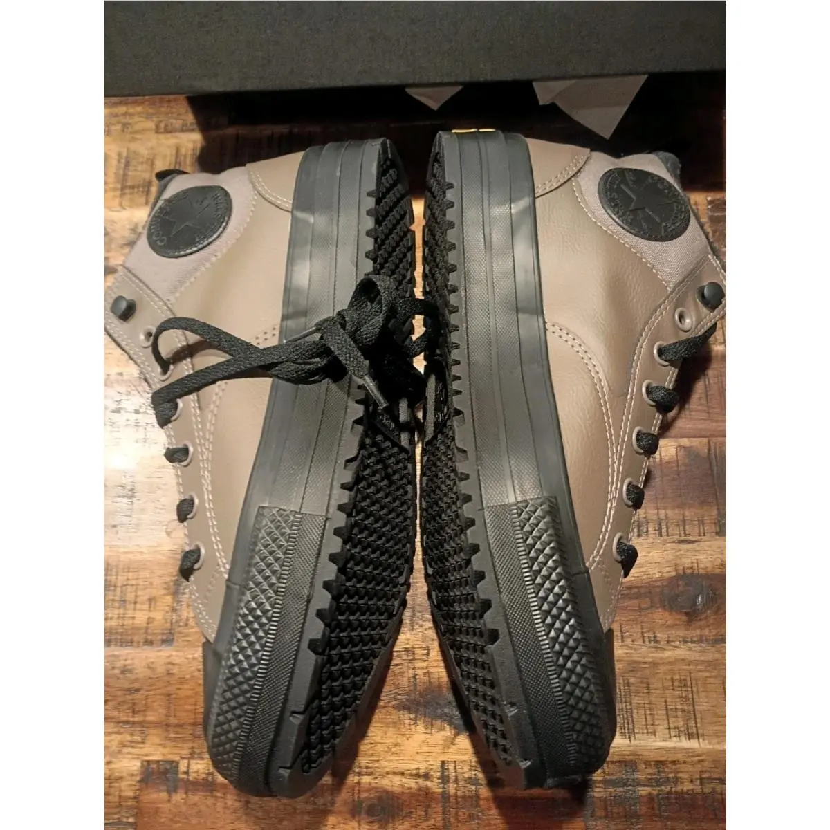 Converse shoes - Converse CTAS Street Mid - CTAS Street Mid - A09492C - beige black 3