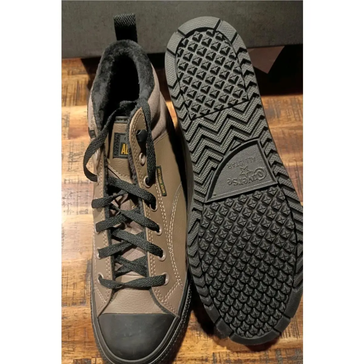Converse shoes - Converse CTAS Street Mid - CTAS Street Mid - A09492C - beige black 4