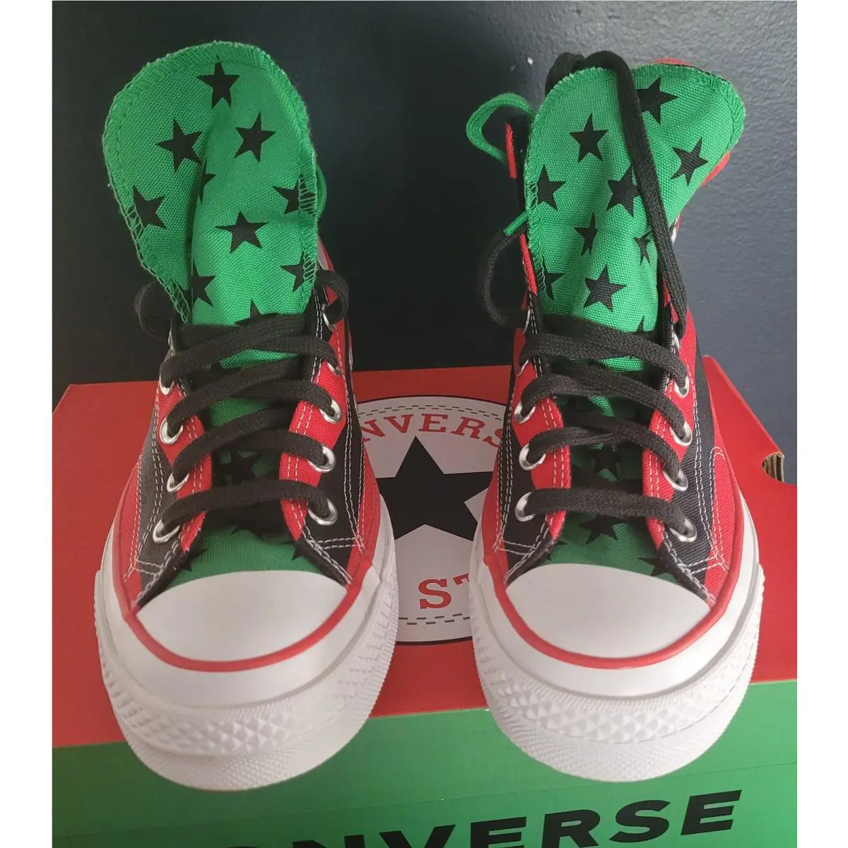 Converse shoes - Converse Chuck Taylor All Star OX - 169890C - BLACK BEAUTY/FIERY RED (UPC: 194432782808) 0