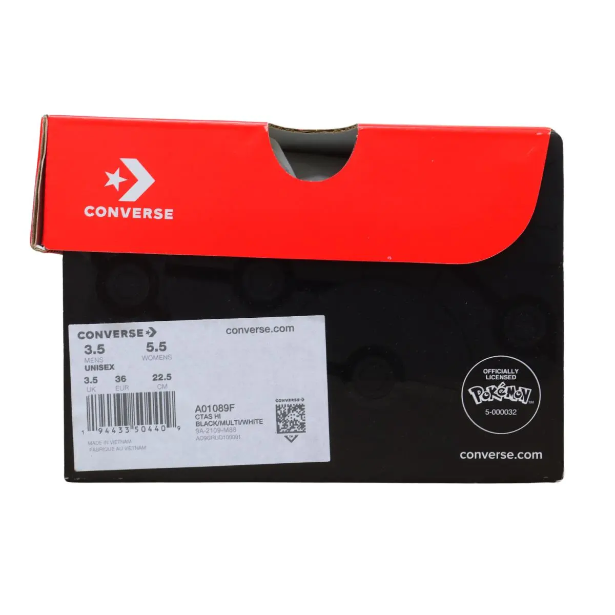 Converse shoes - CTAS - CTAS - A01089F - Black (UPC: 194433504409) 0