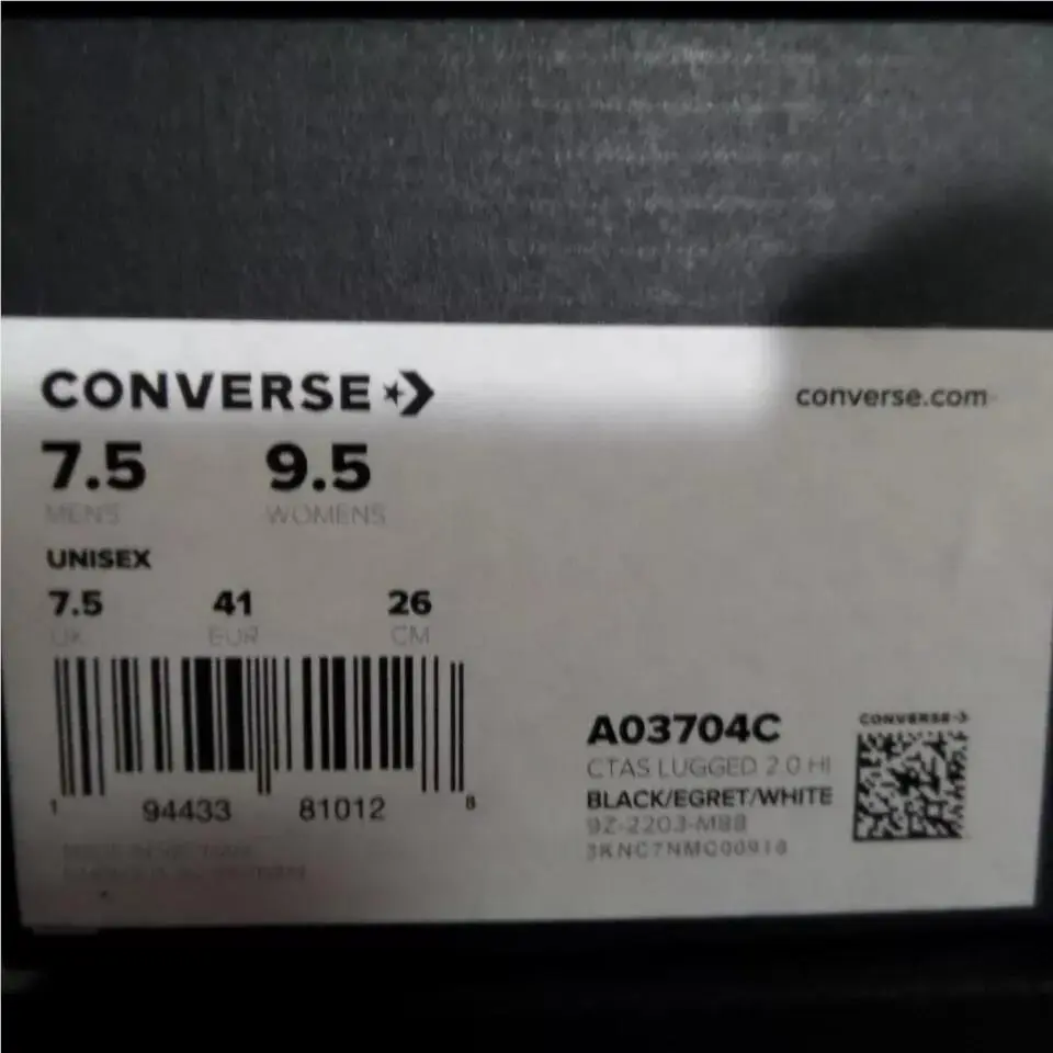 Converse shoes - Converse Chuck Taylor All Star Lugged Platform - A04575C - Black 5