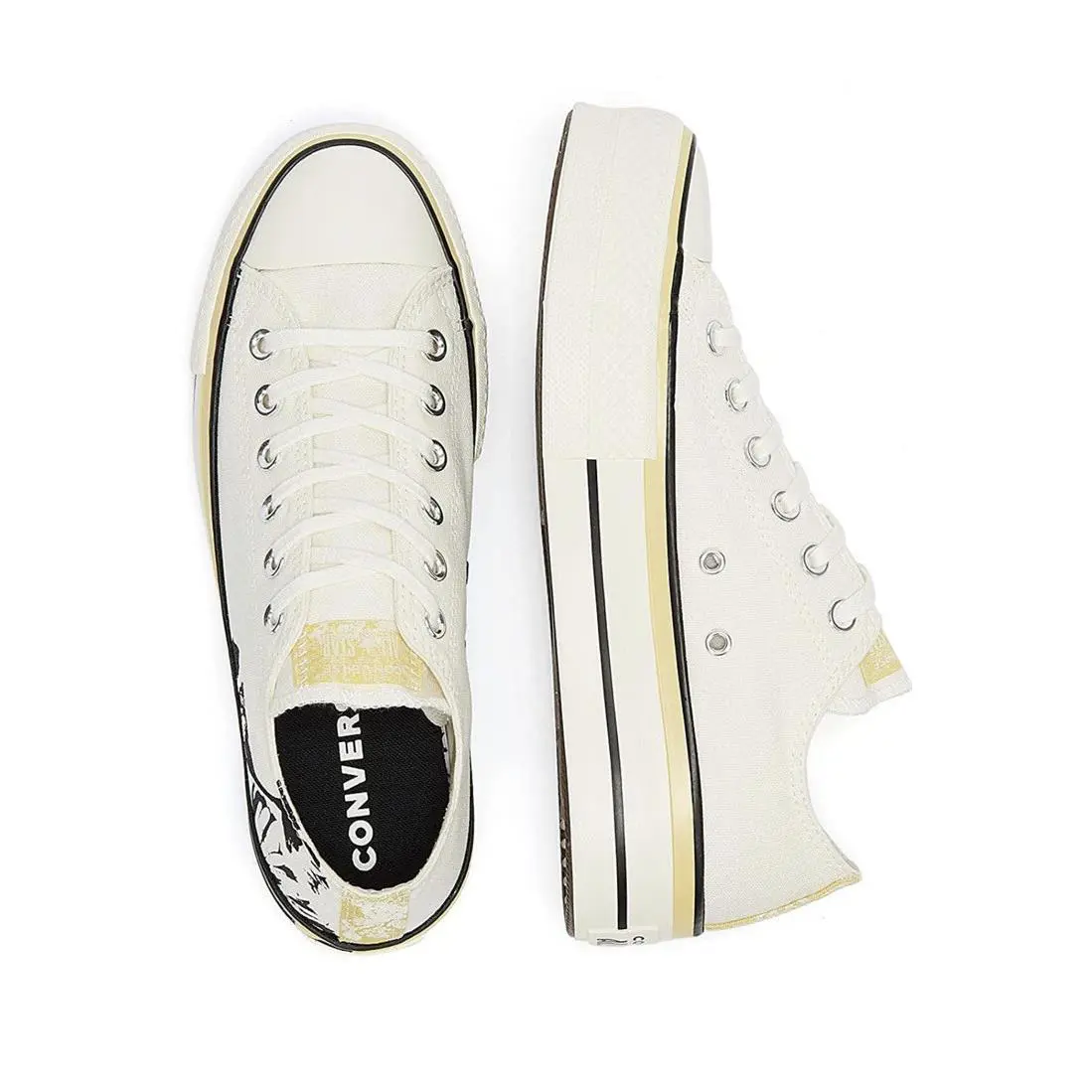 Converse shoes - Converse All Star Chuck Taylor - 571583C - Egret Saturn Gold, Full: Egret Saturn Gold White Black 1