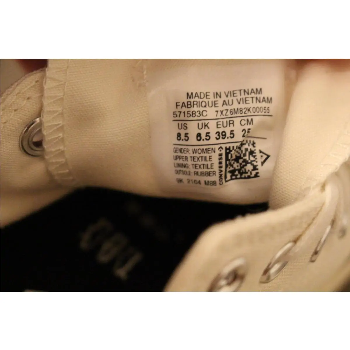 Converse shoes - Converse CTAS Lift OX - CTAS Lift - 571583C - Egret / Saturn Gold / Black 6