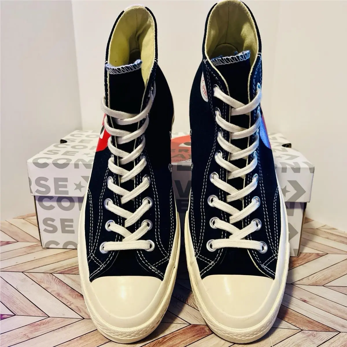 Converse shoes - Converse CTAS Comme Des Garcon Hi - 150204C - Black (UPC: 0886956058629) 1