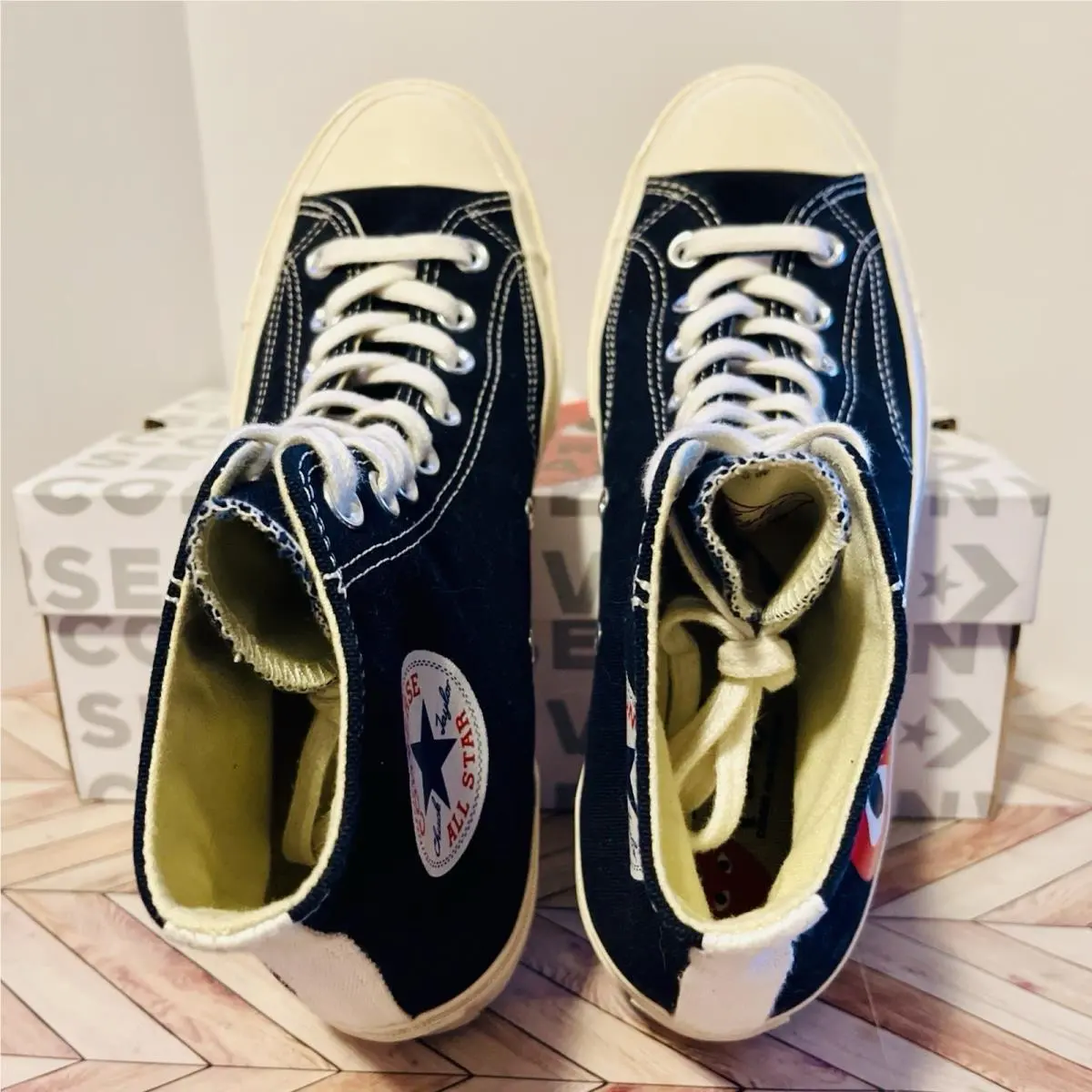 Converse shoes - Converse CTAS Comme Des Garcon Hi - 150204C - Black (UPC: 0886956058629) 2