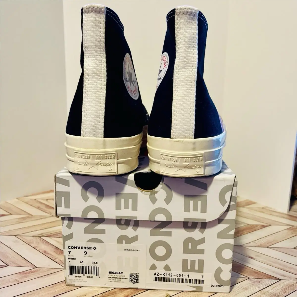 Converse shoes - Converse CTAS Comme Des Garcon Hi - 150204C - Black (UPC: 0886956058629) 3