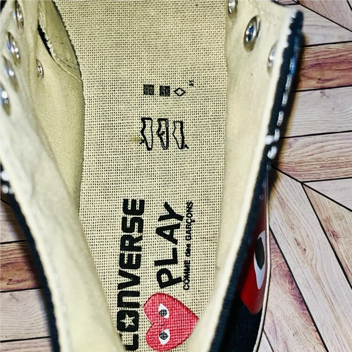 Converse shoes - Converse CTAS Comme Des Garcon Hi - 150204C - Black (UPC: 0886956058629) 6