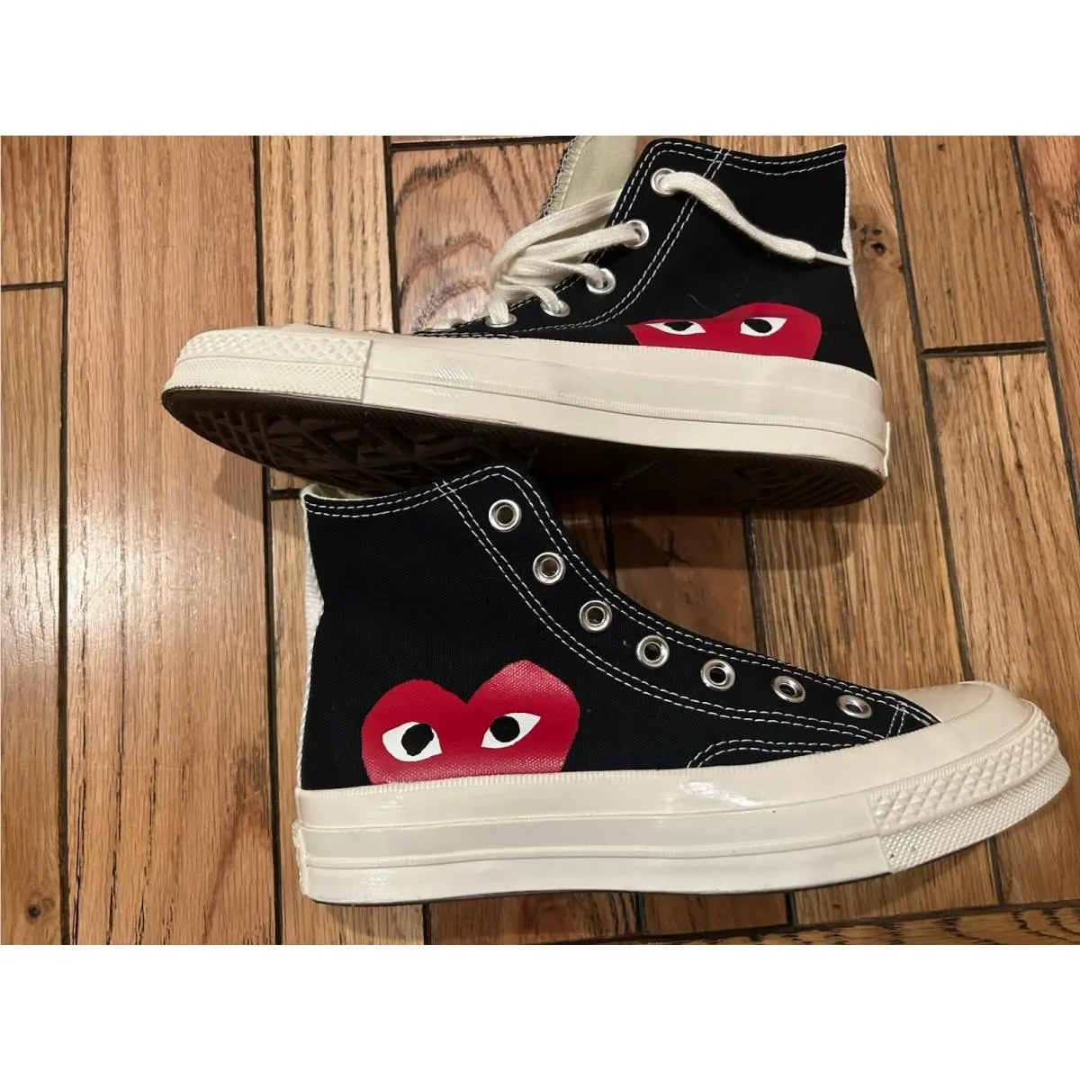Play Peek A Boo High Top Black Women’s Size 7 by Converse