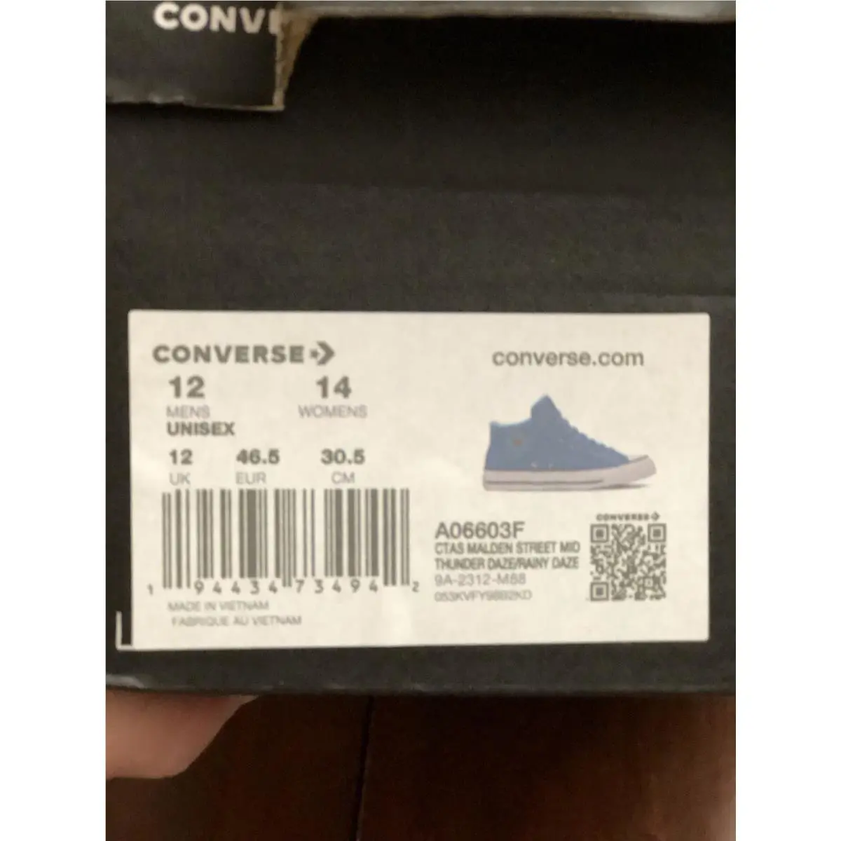 Converse shoes - Converse Chuck Taylor All Star - A06603F - Blue (UPC: 194434734935) 7