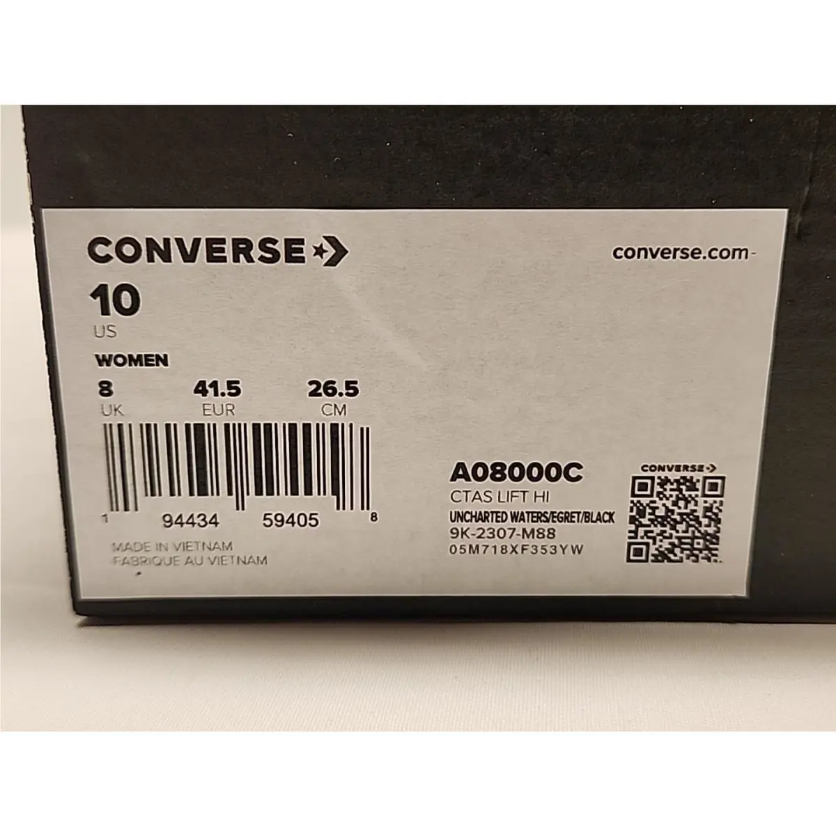 Converse shoes - Converse CTAS Hi - CTAS - A08000C - Blue (UPC: 194434594058) 6