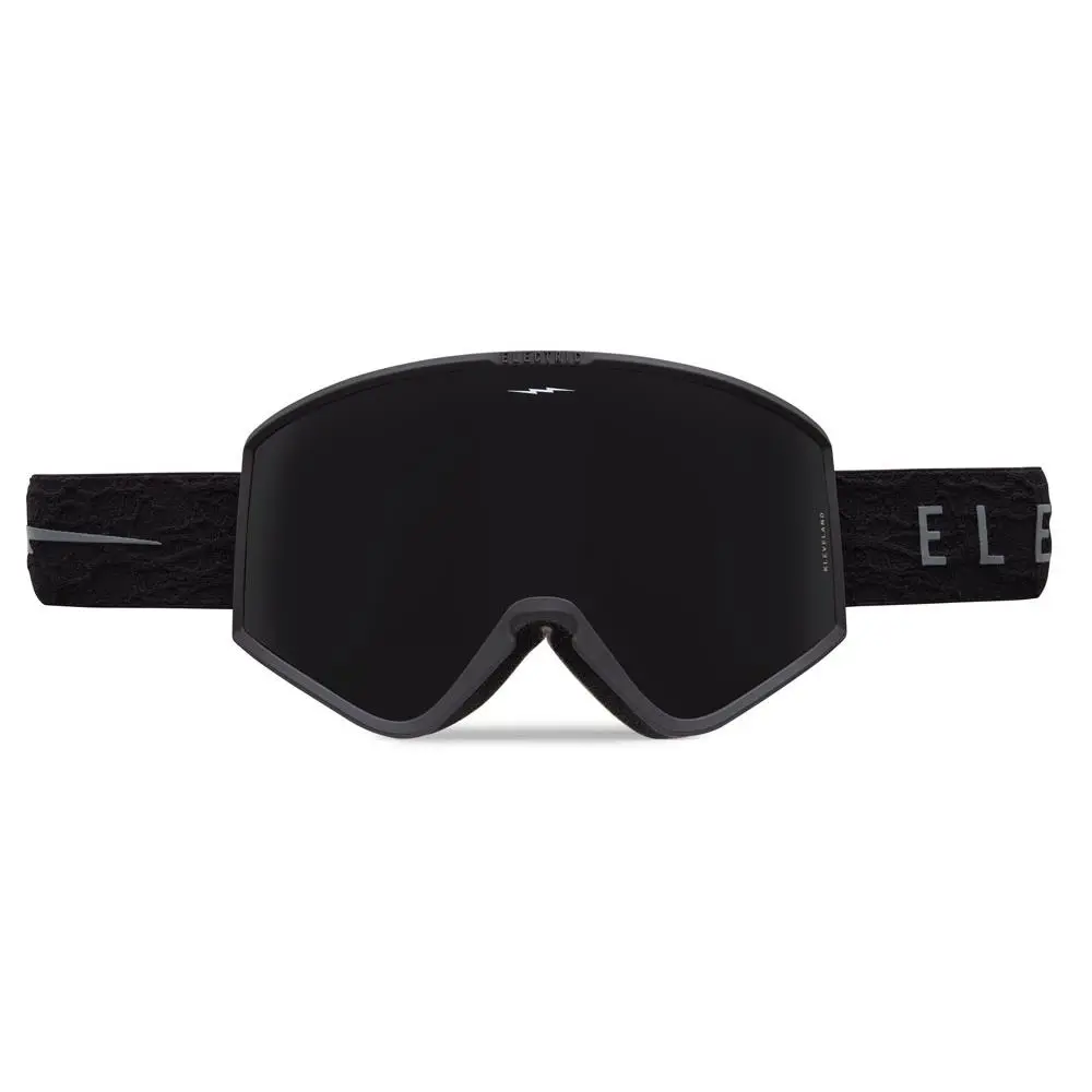 Electric Kleveland Goggles -new- Premium Cylindrical Lens + Extra Low Light Lens Stealth Black Nuron /  Dark Grey 6% + Yellow 67%